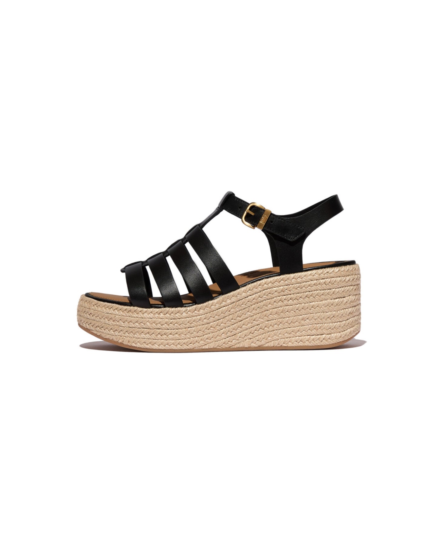 Platfforms Espadrille Leather Fisherman Wedge Sandals