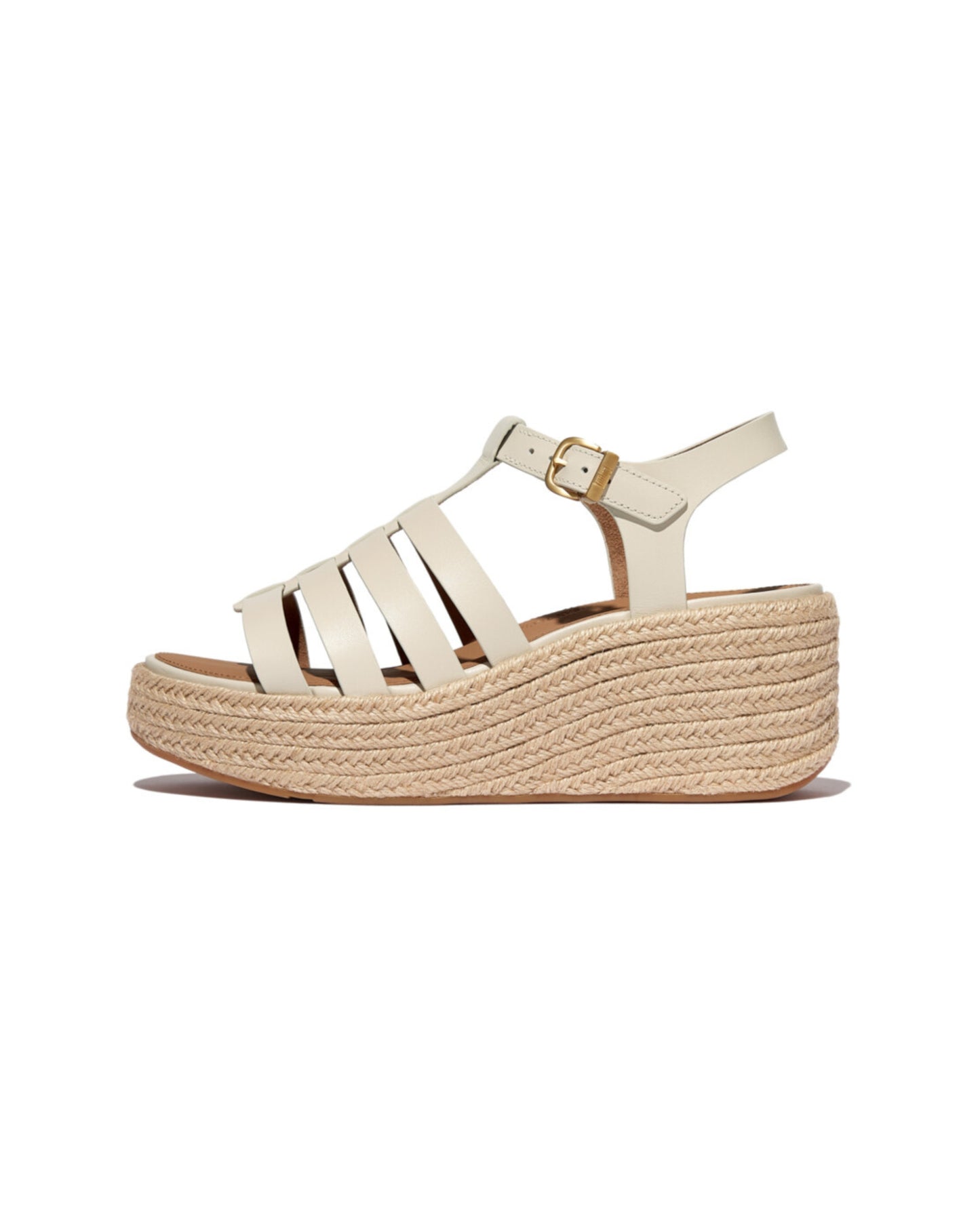 Platfforms Espadrille Leather Fisherman Wedge Sandals