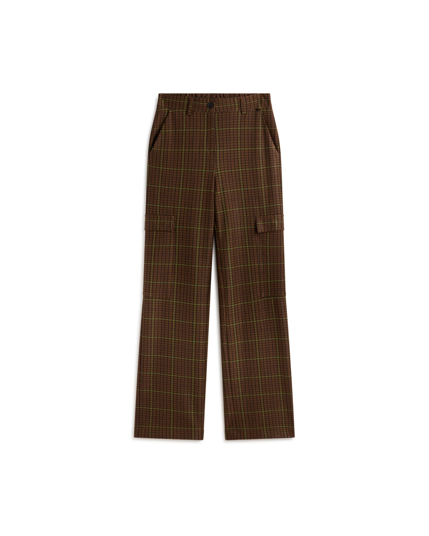 Checkered Cargo Pants