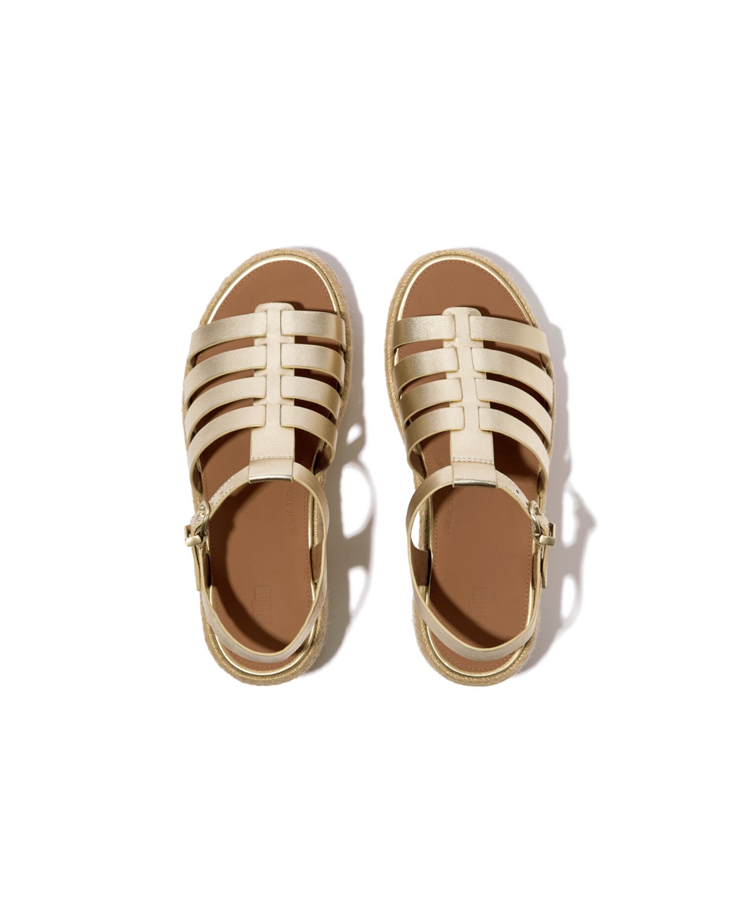 Platfforms Espadrille Leather Fisherman Wedge Sandals