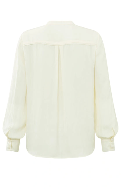 Blouse with Scalloped Edge