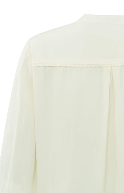 Blouse with Scalloped Edge