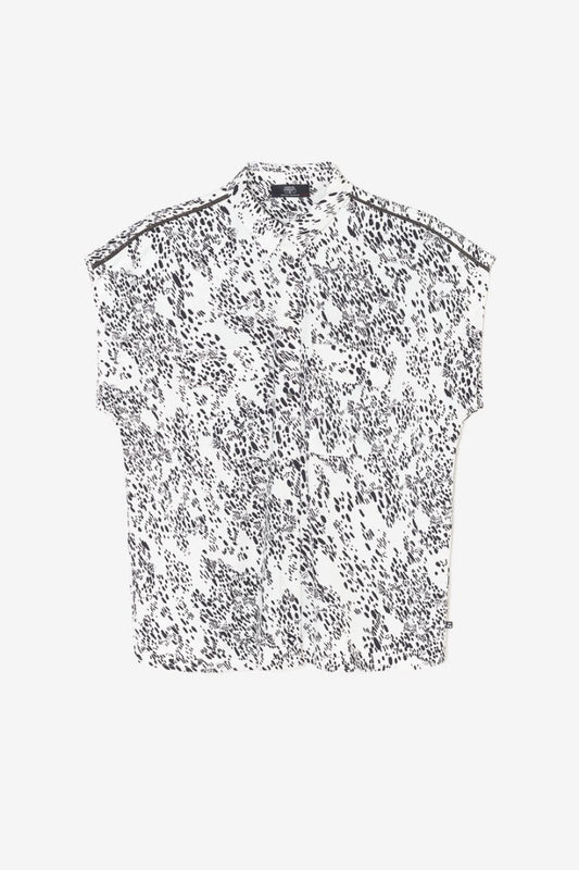 FDAHLIA SHIRT BLACK/WHITE