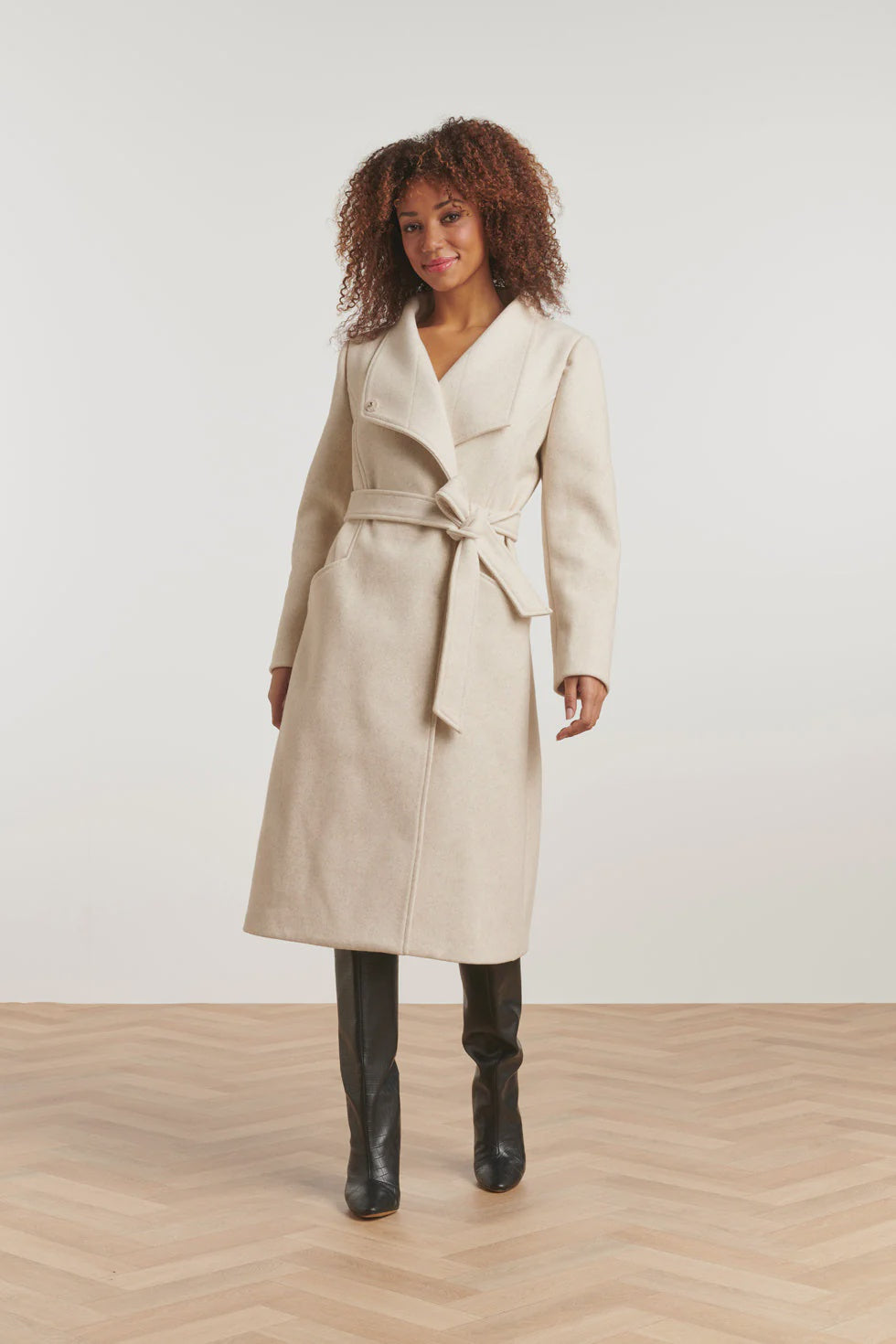 Loose Belted Coat